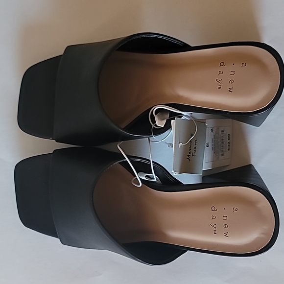 Women's Vira Mule Heels - New Day Black 6 1/2 - Picture 5 of 7